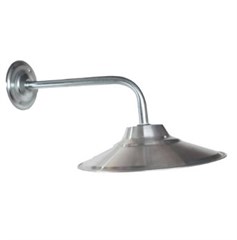 ARANDELA ALUM 09 POLIDO BRACO 30CM CURVO PP