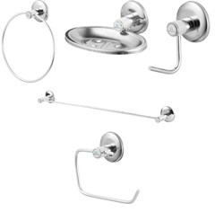 KIT BANHEIRO ALUM ANODIZADO 5PCS ARENITO*