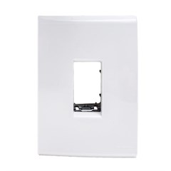 PLACA LIZ 4X2 P/ 1MOD. VERTICAL (57106/203)
