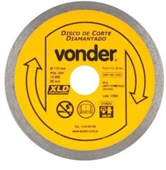 DISCO DIAMANTADO  110MM XLD PORC. CONTINUO
