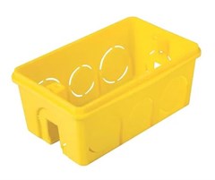 CAIXA DE LUZ PVC 4X2 AMARELA (57500/044)