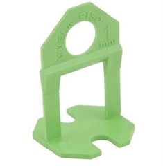 NIVELADOR/ESPACADOR PISO  1,0MM C/100 VERDE*