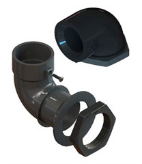 CURVA C/FLANGE 1.1/2 P/ CAIXA DERIVACAO(7441)