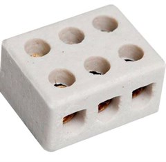 CONECTOR DE EMENDA PORCELANA 10MM 3POLOS