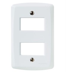 PLACA LUX2 4X2 P/ 2MOD. AFASTADOS (57105/206)
