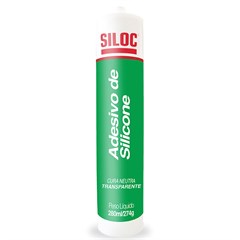 ADESIVO SILICONE NEUTRO 280G INCOLOR SILOC