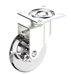 RODIZIO MESA GIRATORIO SILICON. S/FREIO 100MM 65KG