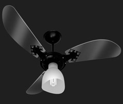 VENT TETO 3P CRISTAL G.ABERTO LIGHT PTO