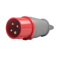 PLUGUE INDUSTRIAL 380V 3P+T 32A VERM PLS-4276