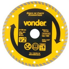 DISCO DIAMANTADO  180MM V2 TURBO