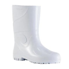 BOTA PVC BRANCA C/FORRO CANO MEDIO N.38
