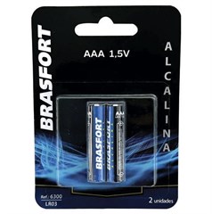 PILHA ALCALINA PALITO AAA 1,5V (CART.C/2) (6300)