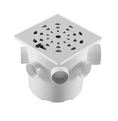 CAIXA SIFONADA QUAD BCA 150X150X50MM
