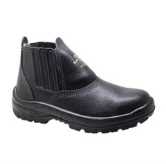 BOTINA COURO ELASTICO BIDENS S/BIQ N.39