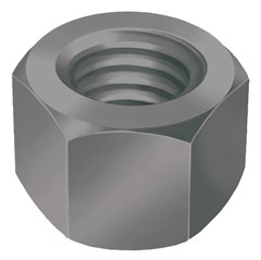PORCA SEXT POLIDA UNC    1/4 CHV 7/16