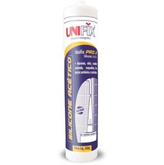 ADESIVO SILICONE ACETICO 260G INCOLOR UNIFIX