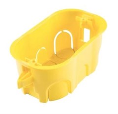 CAIXA DE LUZ PVC P/DRYWALL 4X2 AMARELA (57500/071)