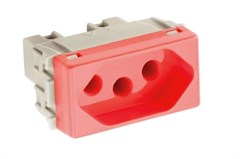 MODULO LIZ/LUX2 1T 20A VERMELHO (57115/039)