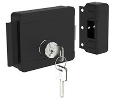 FECH  ELETRICA 12V FIXO ROLDANA PRETA 4785