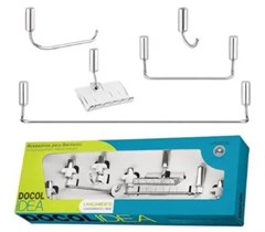 KIT BANHEIRO METAL 5 PCS IDEA