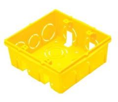 CAIXA DE LUZ PVC 4X4 AMARELA (57500/042)