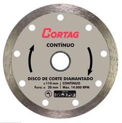 DISCO DIAMANTADO   110MM CONTINUO