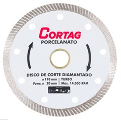DISCO DIAMANTADO   110MM TURBO PORCELANATO