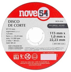 DISCO DE CORTE  INOX 115X1,0X22,2MM*
