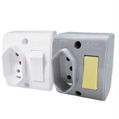 INTERRUPTOR EXTERNO RETANG.+ TOM.10A BCO (39195)