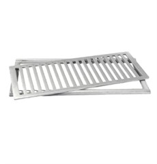 GRELHA C/SUPORTE ALUM. 15X 50CM (3002 E)