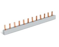 BARRAMENTO  PENTE FASE  MONO.63A P/12 DISJ (21CM)