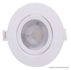 SPOT LED  REDONDO 6W 6.000K 90MM REGUL. BIV