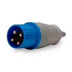 PLUGUE INDUSTRIAL 220V 3P+T 32A AZUL PLS-4279