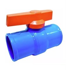 REGISTRO ESFERA PVC LL IRRIGACAO AZUL 20MM (RZ01)