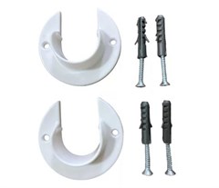 SUPORTE/FLANGE PARA VARAO MEDIO BRANCA