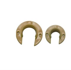 SUPORTE/FLANGE PARA VARAO MEDIO MARFIM