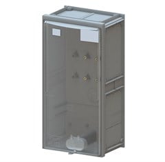 CAIXA MODULAR P/BARRAM.FASE/NEUT. POLIF. P6 *