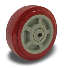 RODA PU MACICO 3.00 X 8 ROLETE 1 R.3,00-8.PM.R