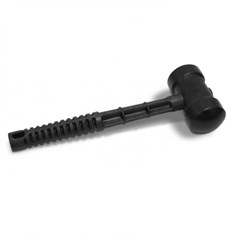MARTELO BORRACHA AZULEJISTA PRETO    40MM CABO PVC