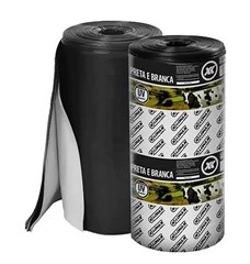 LONA AGRO PRETA/BRANCA  8 X  50M 40KG UV 6 MESES