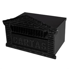 CAIXA CORREIO TIJ CHAPA PRETA 15X21X12CM (2366)