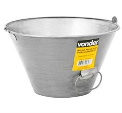 BALDE METALICO P/ CONCRETO 10L