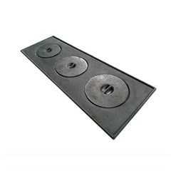 CHAPA P/ FOGAO  3F MINEIRA C/TAMPA 60X26X20CM
