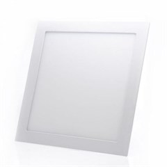 PAINEL LED QUAD EMB 6000K 12W 17CM BIV*