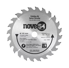 LAMINA SERRA CIRCULAR VIDEA    185X20X24D C/RED