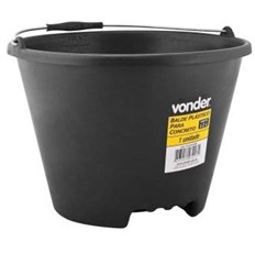 BALDE PLASTICO P/ CONCRETO 12L