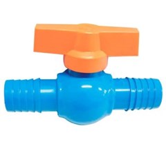 REGISTRO ESFERA PVC UNIAO DENTADA AZUL 1 (RZ08)