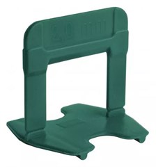 NIVELADOR/ESPACADOR PISO   ECO 2,0MM C/50 (VERDE)