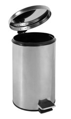 LIXEIRA RENDONDA 12L INOX