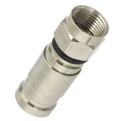 CONECTOR P/CABO COAXIAL COMPRESSAO C/10 (5412)
